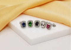 Brilio Silver Elegantni srebrni uhani s cirkoni EA578WMT