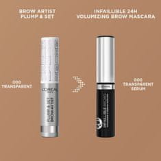 Loreal Paris Brow Artist Plump & Set 4,9 ml vodoodporna maskara Brow (Odtenek 3.0 Brunette)
