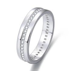 Beneto Srebrn prstan s cirkoni AGG330 (Obseg 52 mm)