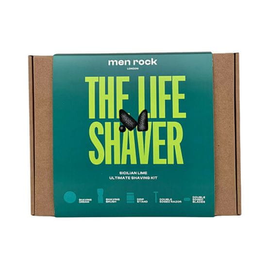 Men Rock London Darilni set za nego britja Sicilian Lime ( Ultimate Classic Shaving Gift Set)