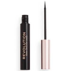 Makeup Revolution Črtalo za oči Super Flick 4,5 ml (Odtenek Black)