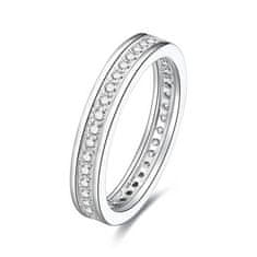 Beneto Srebrn prstan s cirkoni AGG26 (Obseg 54 mm)