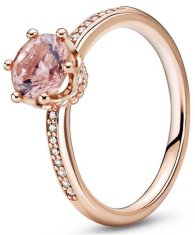 Pandora Bronast prstan s kamni 188289C01 (Obseg 56 mm)