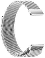4wrist Milanese Strap - Silver (Širina 16 mm)