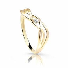 Cutie Jewellery Fini prstan iz rumenega zlata Z6712-1843-10-X-1 (Obseg 58 mm)