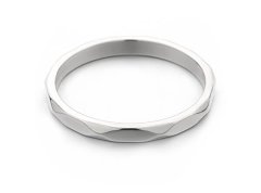 MOISS Minimalistični srebrni prstan R00019 (Obseg 54 mm)