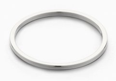 MOISS Minimalistični srebrni prstan R0002020 (Obseg 57 mm)