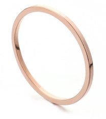 MOISS Minimalistični bronasti prstan R000199 (Obseg 45 mm)