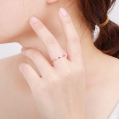 MOISS Minimalistični bronasti prstan R000199 (Obseg 45 mm)