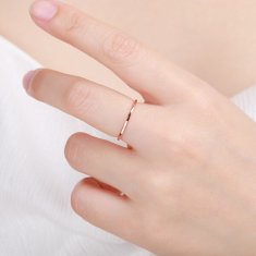 MOISS Minimalistični bronasti prstan R000199 (Obseg 45 mm)