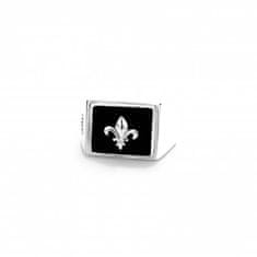 Rebel & Rose Luksuzni srebrni prstan Square Scout Lowneck RR-RG032-S (Obseg 60 mm)
