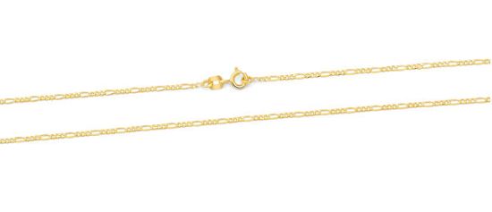 Beneto Exclusive Sodobna zlata veriga Figaro AUS0012-G