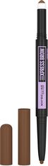 Maybelline Svinčnik za obrvi in puder Express Express Brow Satin Duo (Odtenek 04 Dark Brown)