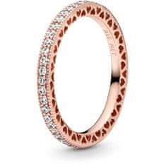 Pandora Luksuzni bronasti prstan 180963CZ (Obseg 52 mm)