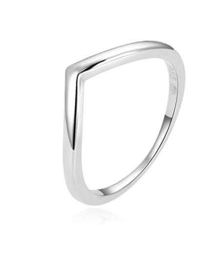 Beneto Minimalističen srebrni prstan AGG445L