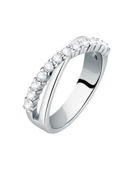 Morellato Eleganten srebrni prstan s cirkoni Scintille SAQF151