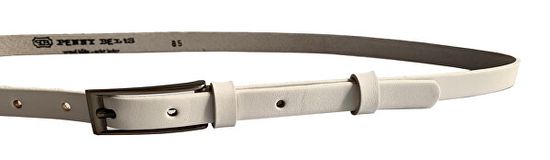 Penny Belts Ženski usnjen pas 15/1 00 White