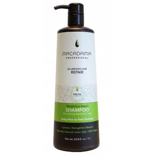 Macadamia Lahki vlažilni šampon za vse tipe las Weightless Repair (Shampoo)