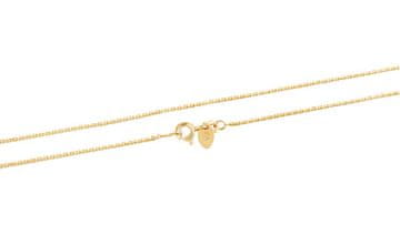 Beneto Exclusive Pozlačena srebrna veriga Anker AGS1286-GOLD