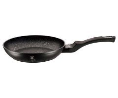 Granitna ponev 24 cm ČRNO SREBRNA BH-1844