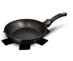 Granitna ponev 24 cm ČRNO SREBRNA BH-1844