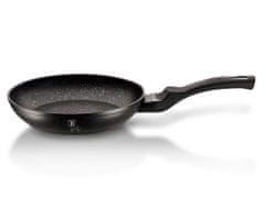 Granitna ponev 24 cm ČRNO SREBRNA BH-1844