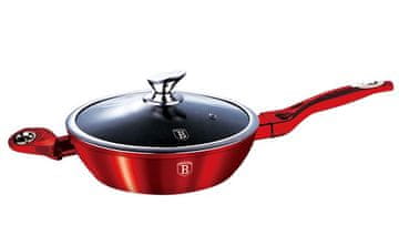 Granitna ponev 28 cm RDEČA METALNA LINE BH-1260