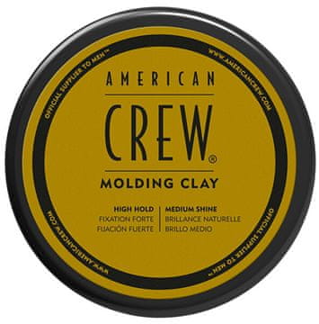 American Crew Močno fiksiranje in oblikovanje lasne paste s srednjim sijajem (Molding Clay) 85 g