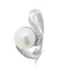 Brilio Silver Očarljiv srebrn prstan s pravim biserom RI061W (Obseg 58 mm)