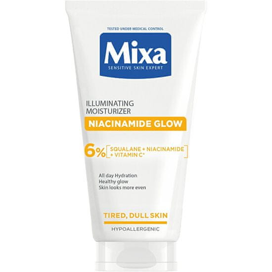 Mixa Krema za posvetlitev, ki zagotavlja do 48H vlaženje Niacinamide Glow 50 ml