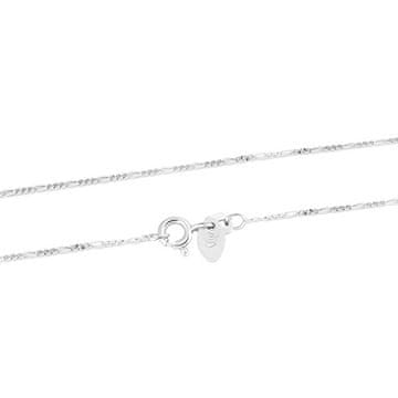Beneto Exclusive Elegantna srebrna verižica Figaro AGS1420 CH
