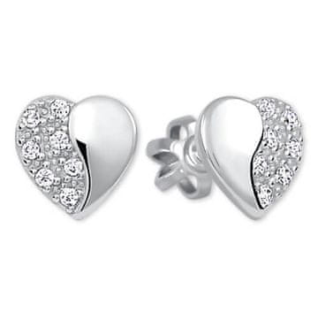 Srebrni uhani Srce 436 001 00432 04