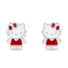 Brilio Silver Ljubki srebrni uhani Hello Kitty EA712W
