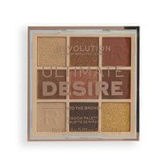 Makeup Revolution Paleta senčil za oči Ultimate Desire Shadow Palette Into the Bronze 8,1 g