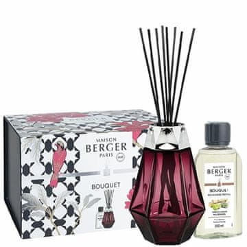 Maison Berger Paris Darilni set difuzorjev Prisme garnet + polnilo Wilderness 200 ml