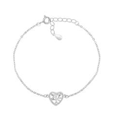 Brilio Silver Moderna srebrna zapestnica Tree of Life BRC61W