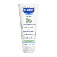 Mustela Otroški gel za prhanje za telo in lase (2 in 1 Cleansing Gel) 200 ml