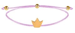 Troli Zapestnica Lanyard roza / zlata