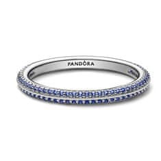 Pandora Bleščeči srebrn prstan s kubičnim cirkonijem Me 199679C03 (Obseg 54 mm)