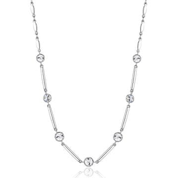 Brosway Dostojna jeklena ogrlica s čistimi kristali Affinity BFF158