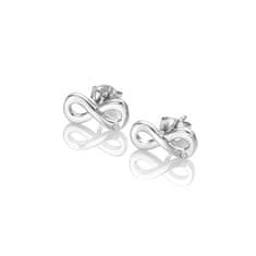 Hot Diamonds Srebrni uhani z diamanti Infinity Diamond Amulets DE710