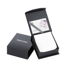 Preciosa Srebrni uhani s čepki Korunka s cirkoni Dunaj 5379 00