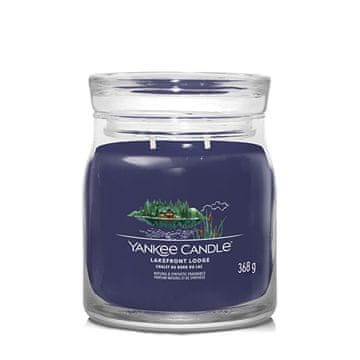 Yankee Candle Aromatična sveča Signature glass medium Lakefront Lodge 368 g