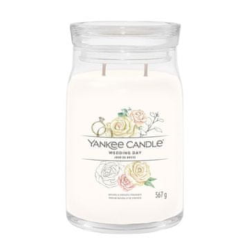 Yankee Candle Aromatična sveča Signature velik kozarec Wedding Day 567 g