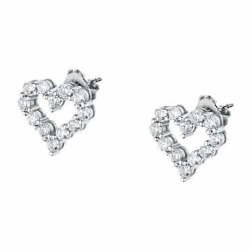 Morellato Romantični srebrni uhani v obliki srca Tesori SAIW130