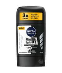 Nivea Trdni antiperspirant Black & White Invisible Original 50 ml