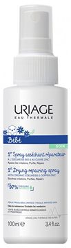 Uriage Bébé pršilo za sušenje in pomirjanje (1st Drying Repair ing Spray) 100 ml