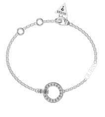 Guess Elegantna jeklena zapestnica Circle Lights JUBB03162JWRH (Dimenzije 14,5 - 18,5 cm)