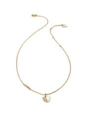 Guess Romantična pozlačena ogrlica Lovely Guess JUBN03041JWYGWHT/U