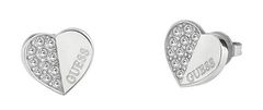 Guess Nežni jekleni uhani Lovely Guess JUBE03038JWRHT/U